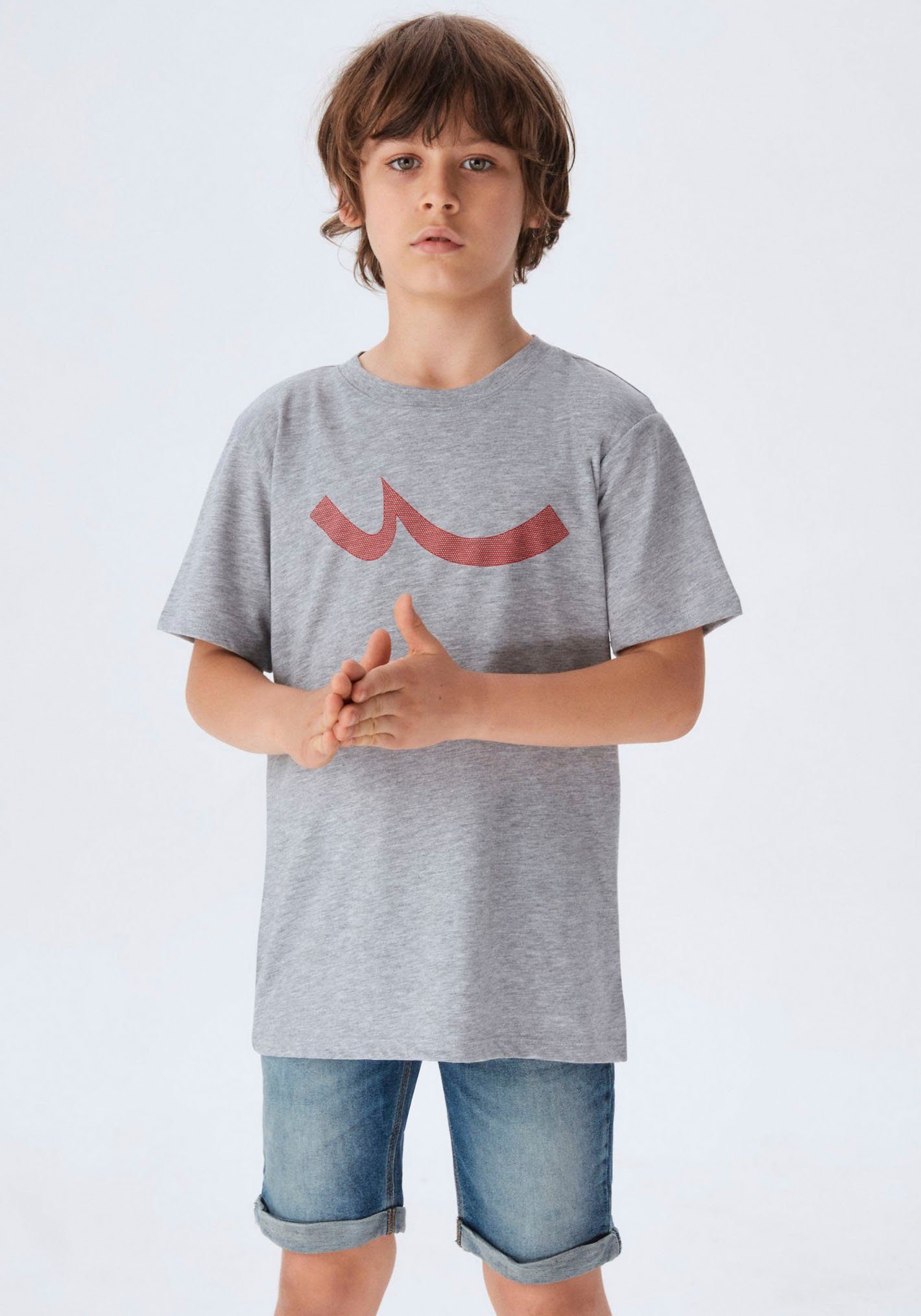LTB Rundhalsshirt FEHAKA mit Print, für Boys grey mel | T-Shirts