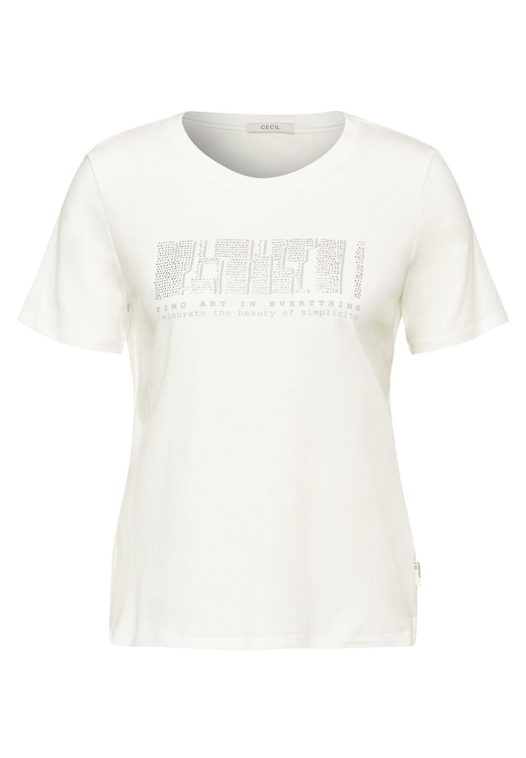 CECIL T-Shirt Shirt With Hotfix günstig online kaufen