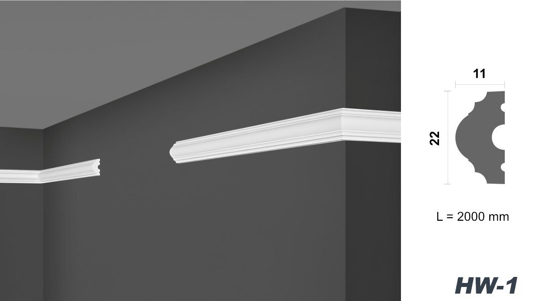 marbet design Zierleiste HW-1, 2 Meter günstig online kaufen