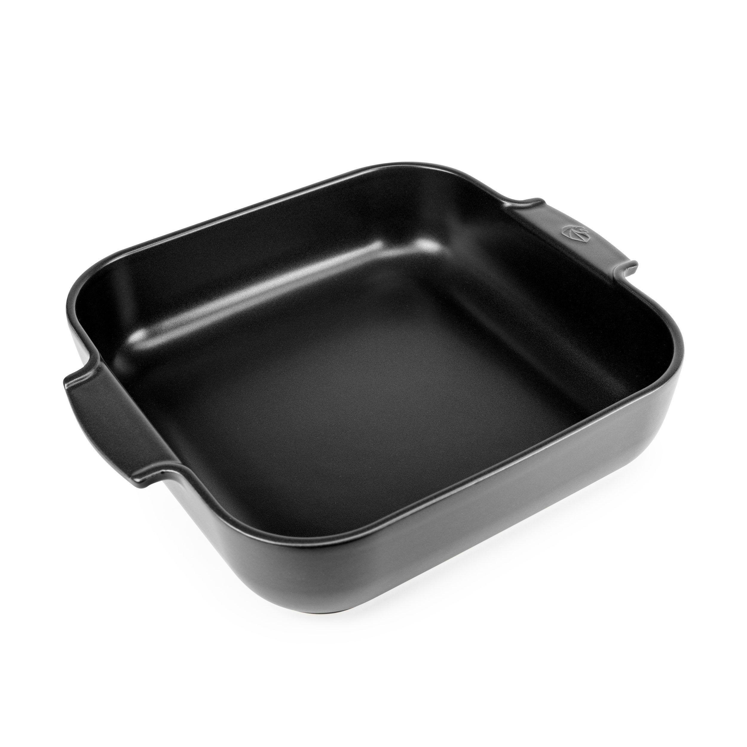 PEUGEOT Auflaufform APPOLIA Keramik 36cm Quadratisch Satin-Schwarz, Keramik, Keramik