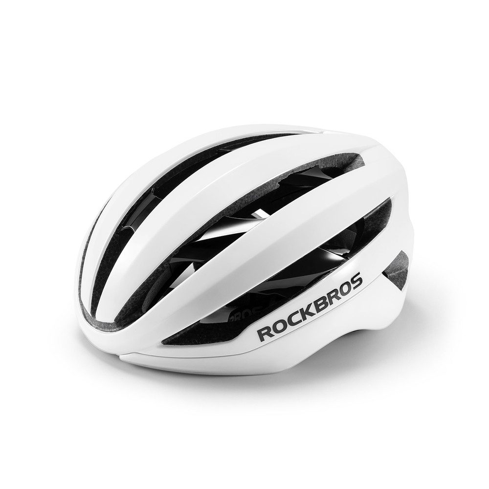 ROCKBROS Fahrradhelm Rennradhelm Radhelm Tourenhelm (Spar-Set, 1-tlg., 58-62 cm belüftet), Magnetverschluss, Brillenhalterung, antibakteriell