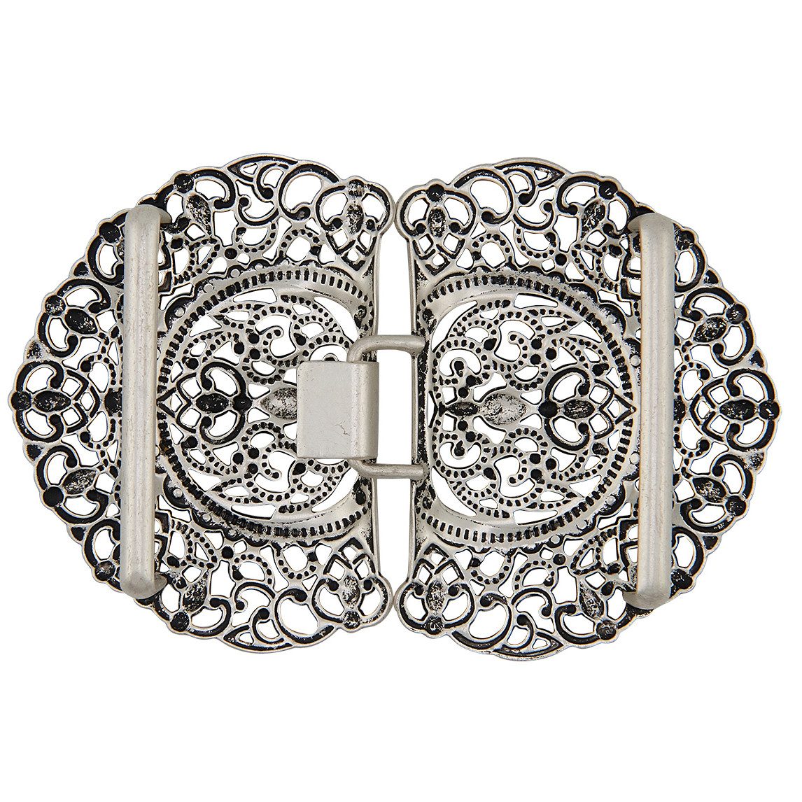 LUISIA® Gürtelschnalle Dirndlschürzenschließe 'Talea' mit Ornamentmuster günstig online kaufen