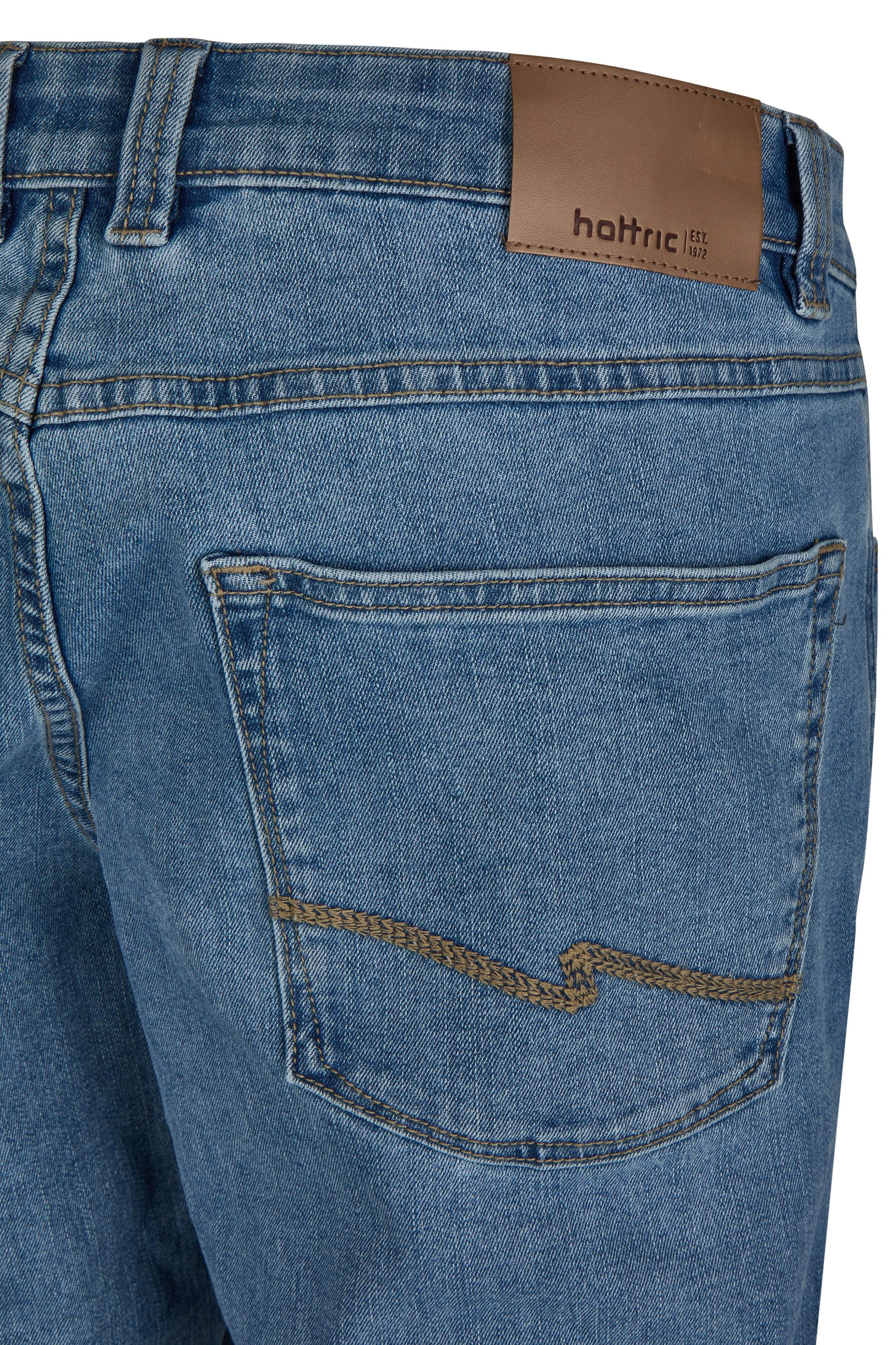Hattric 5-Pocket-Jeans Jeanshose Harris Light Denim – Bild 5 von 5