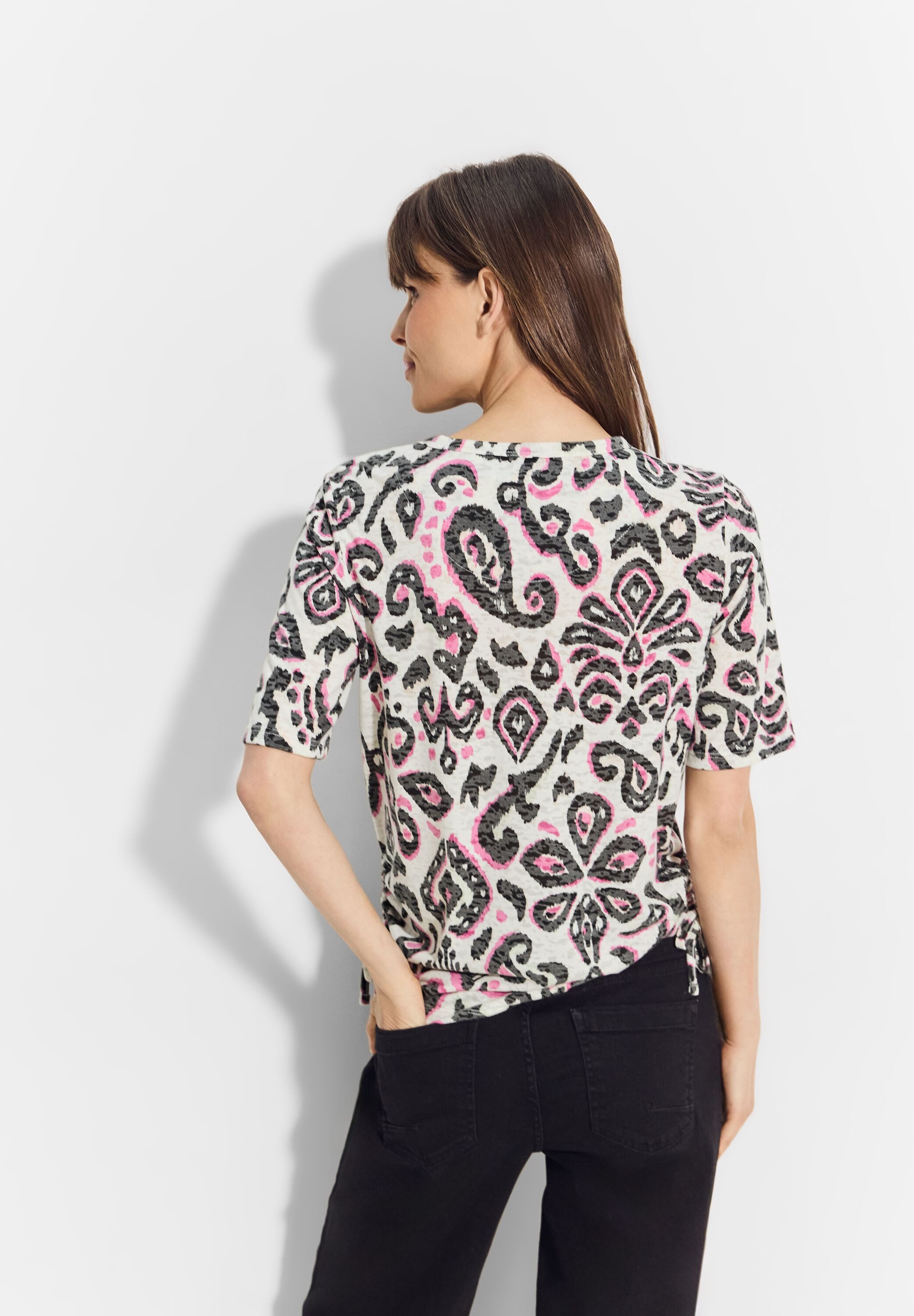 CECIL T-Shirt mit Burnout Optik günstig online kaufen