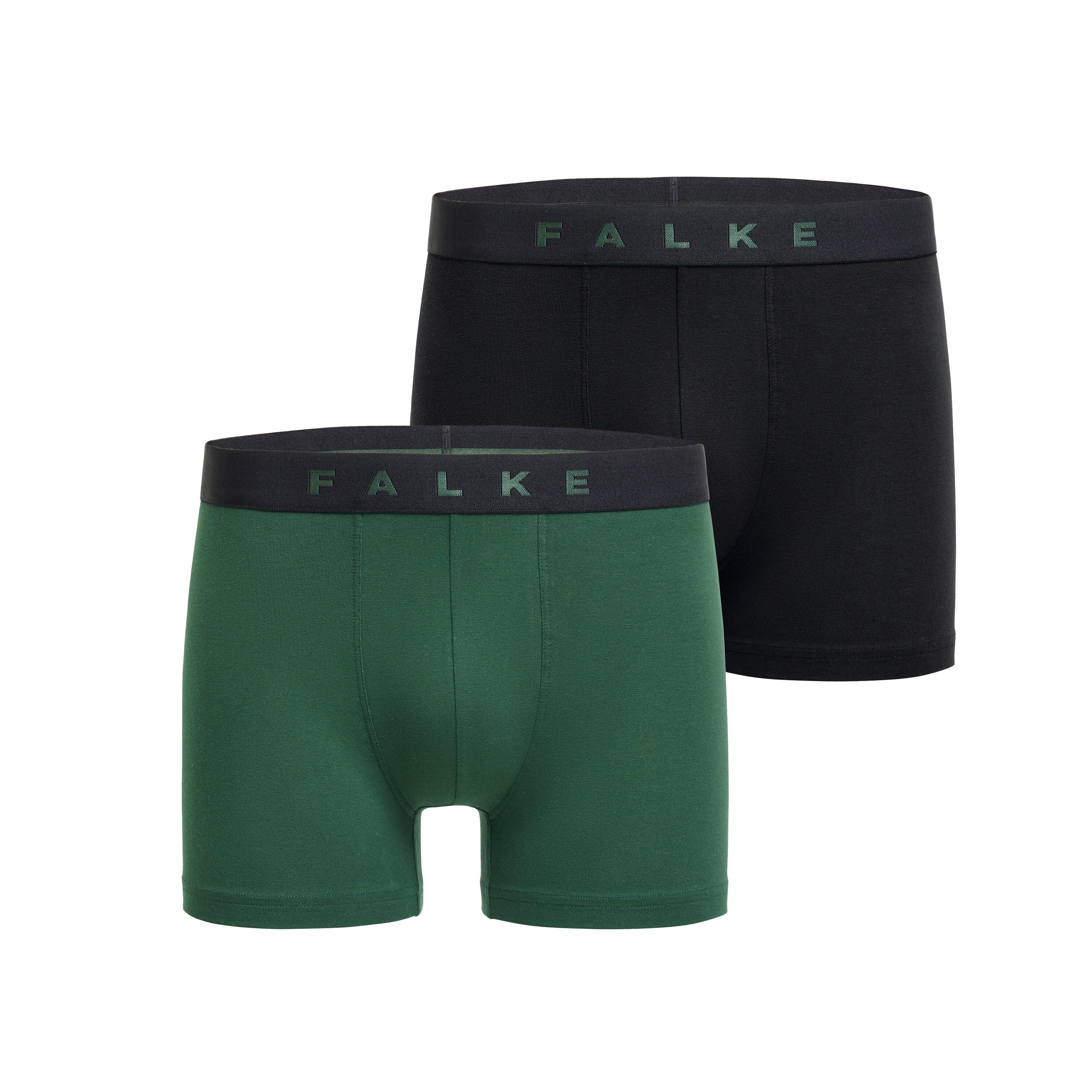 Falke Boxer Daily Comfort (2er Pack) ohne Eingriff, Cotton-Mix, atmungsaktiv, weich