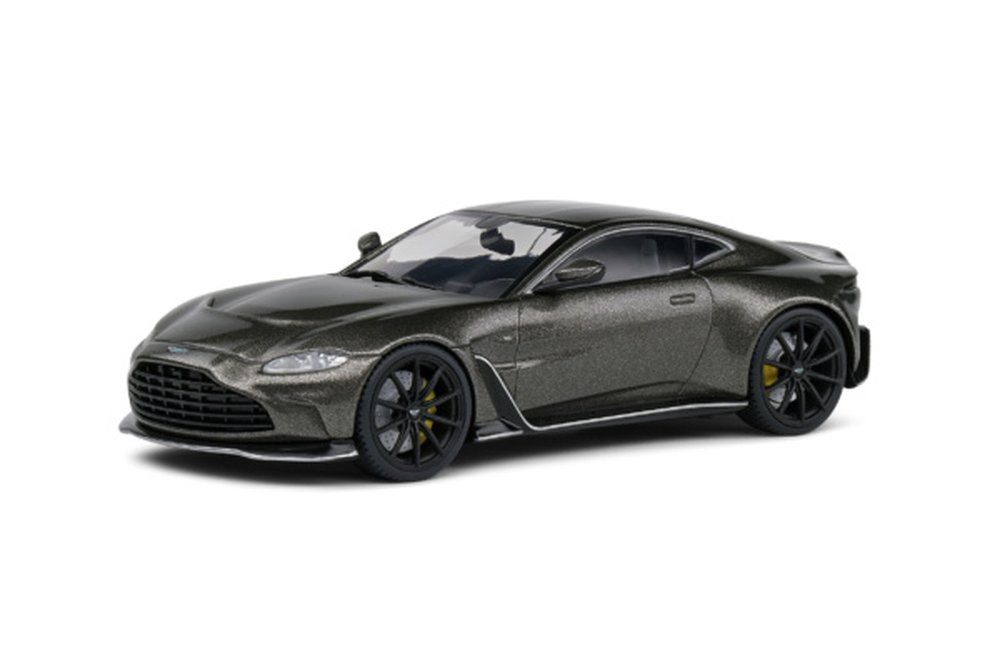 Solido Modellauto Aston Martin V12 Vantage 2023 grau metallic, Maßstab 1:43