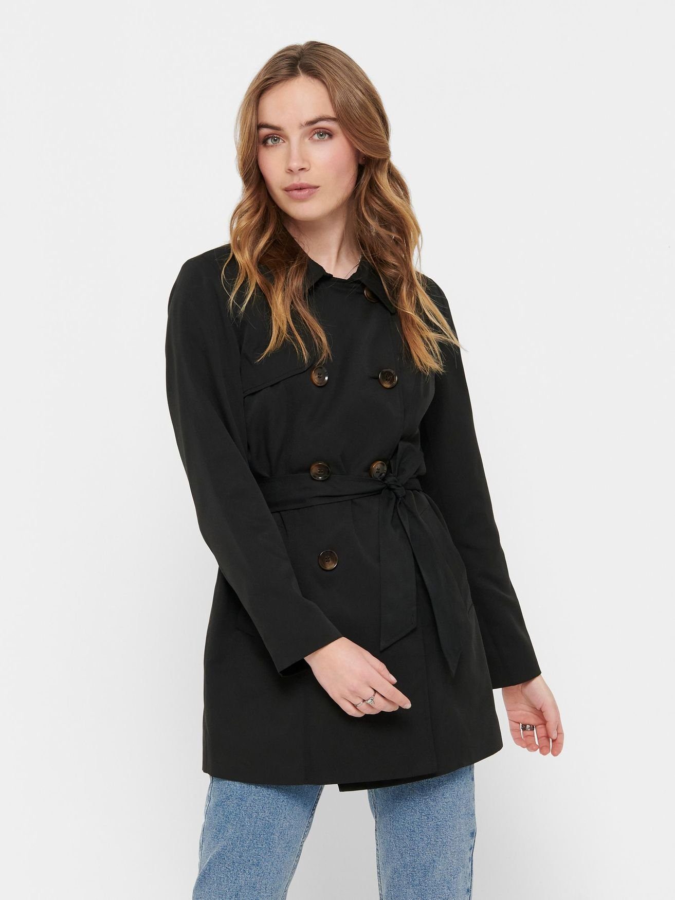 ONLY Kurzmantel ONLVALERIE TRENCHCOAT OTW NOOS günstig online kaufen