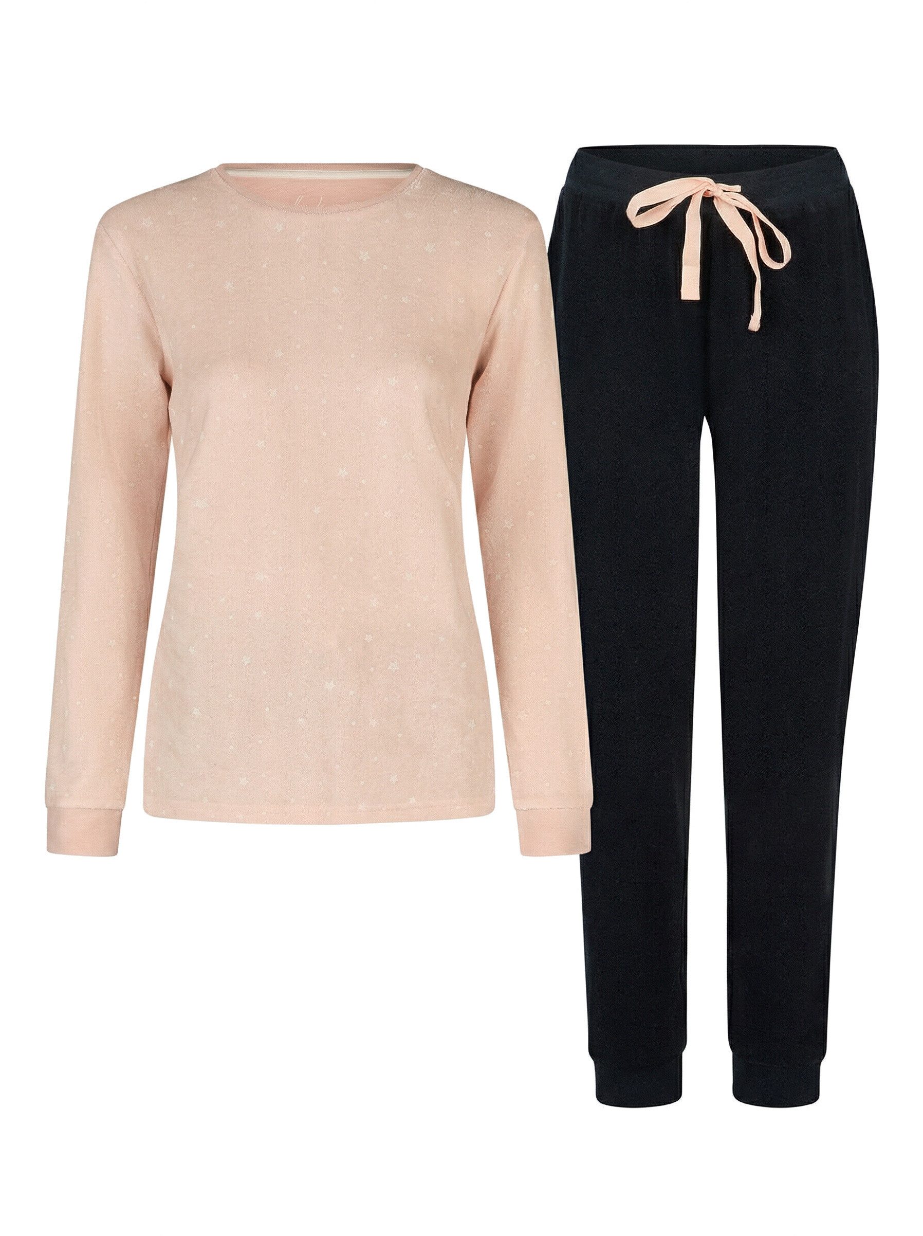 By Louise Schlafanzug by Louise Damen Frottee Pyjama Schlafanzug Nachtwäsch günstig online kaufen