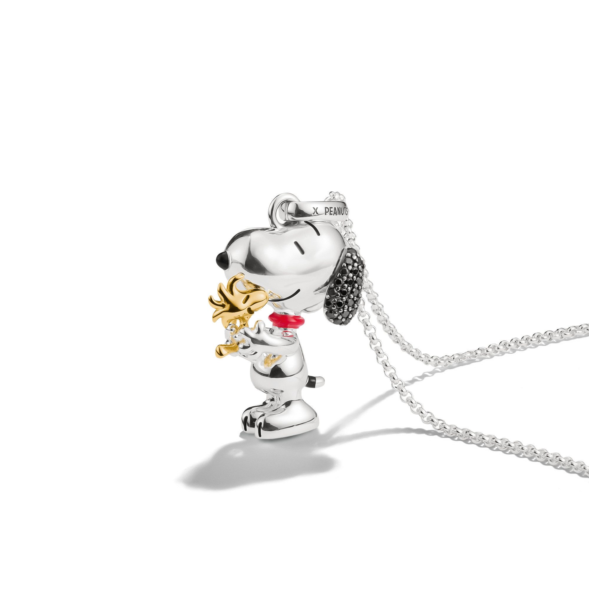 THOMAS SABO Kette mit Anhänger THOMAS SABO x Peanuts Kette Snoopy Pavé, mit Zirkonia (synth)