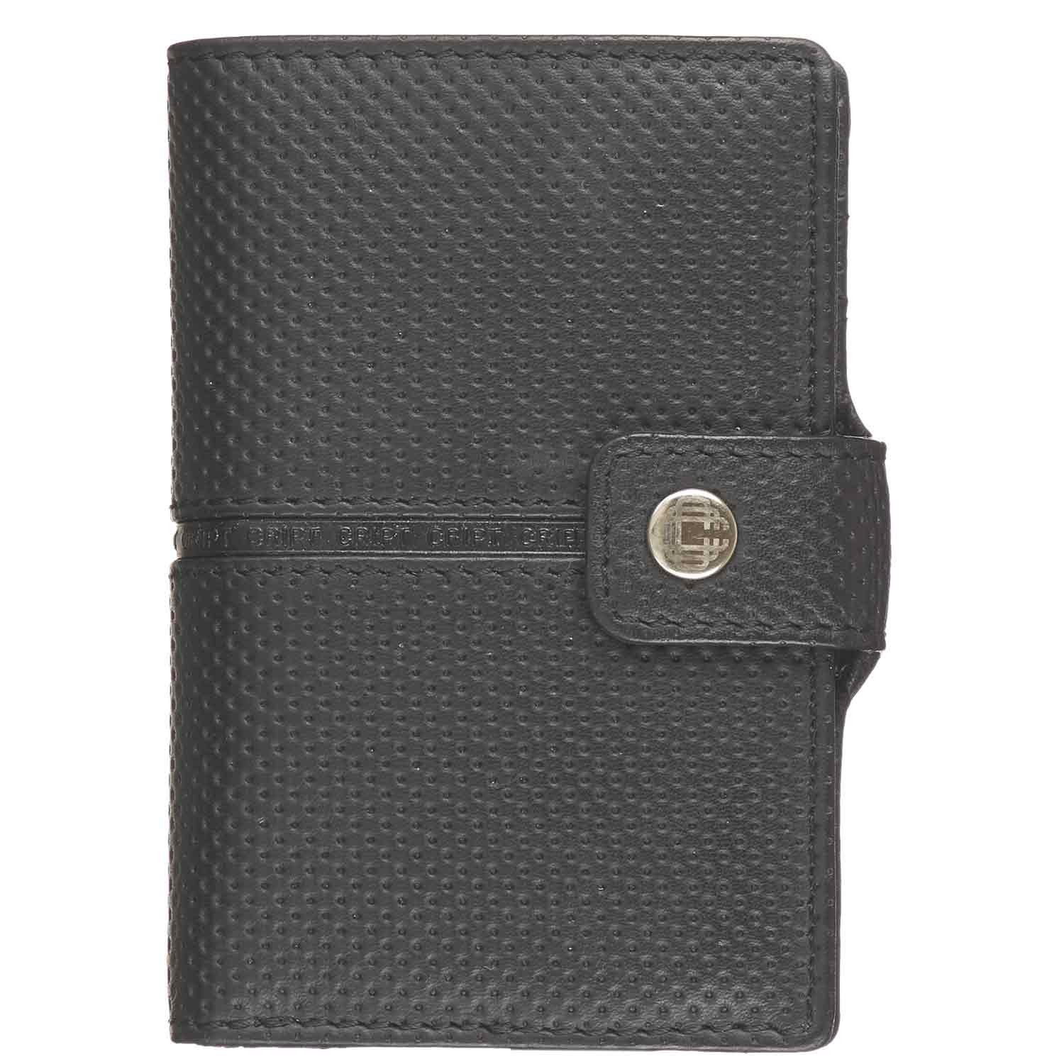CRIPT Geldbörse Cript RFID Kreditkartenetui Perforation Black