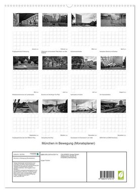 CALVENDO Wandkalender München in Bewegung (Premium, hochwertiger DIN A2 Wandkalender 2023, Kunstdruck in Hochglanz)