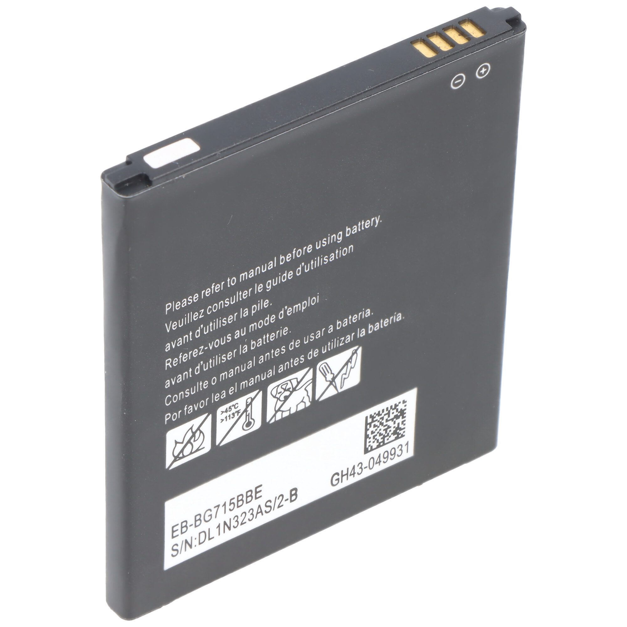 AccuCell Akku passend für Samsung Galaxy Xcover Pro, SM-G715, Li-Polymer, 3,85 Akku 3950 mAh (3,9 V)