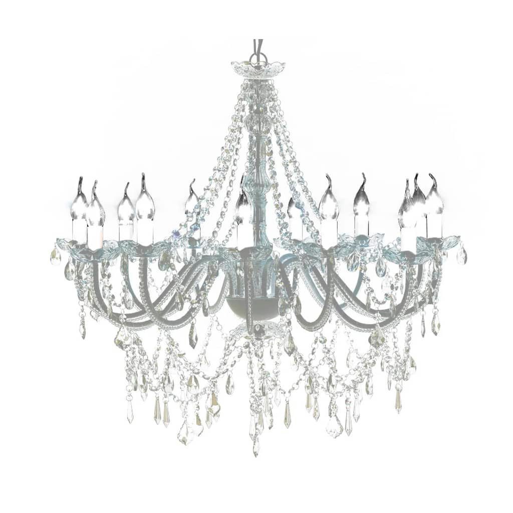 vidaXL Deckenleuchten Lampe Kronleuchter Leuchter Deckenlampe Deckenleuchte Hängelampe 12-fl