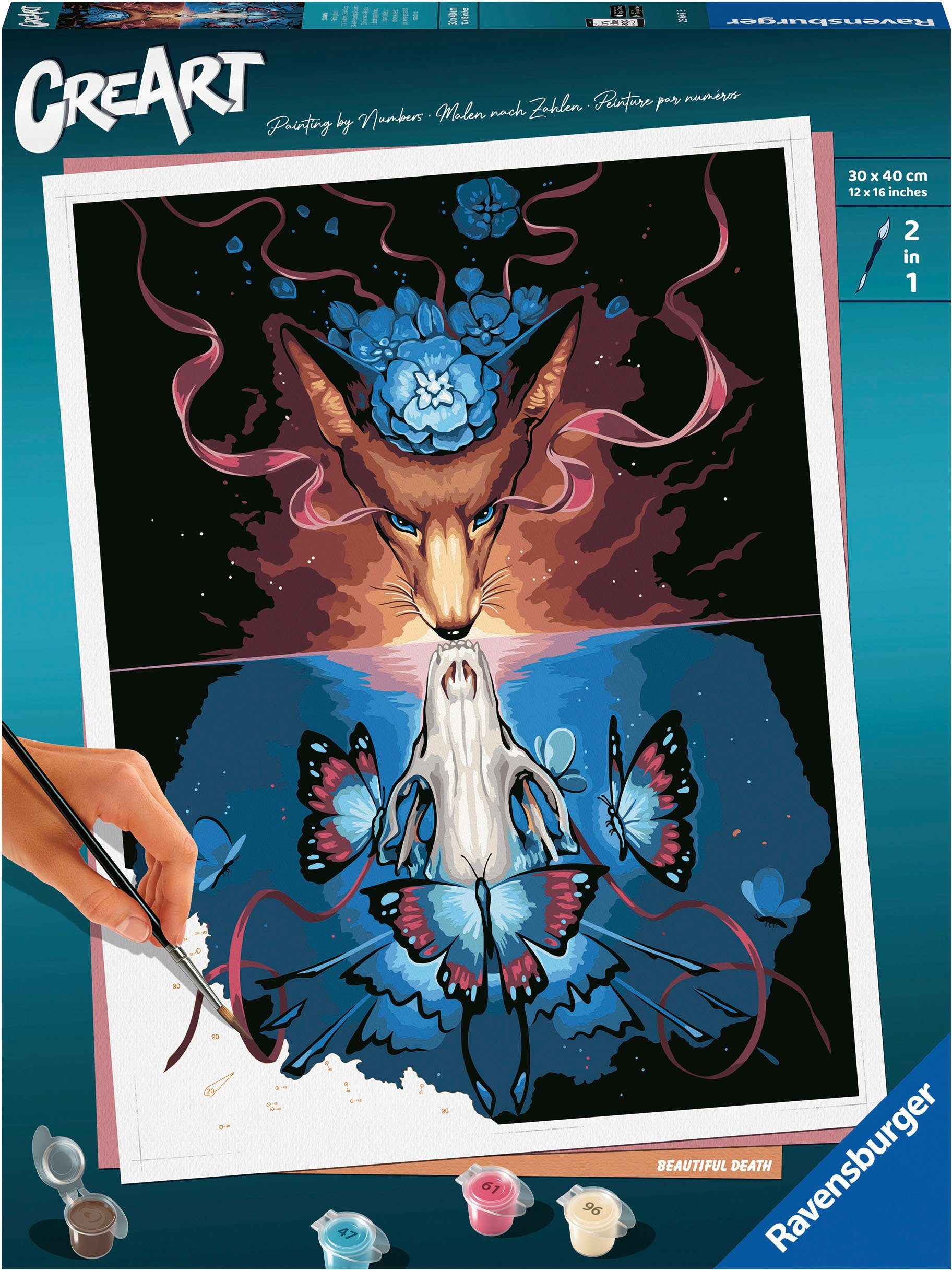 Ravensburger Malen nach Zahlen CreArt, Beautiful Death, Made in Europe