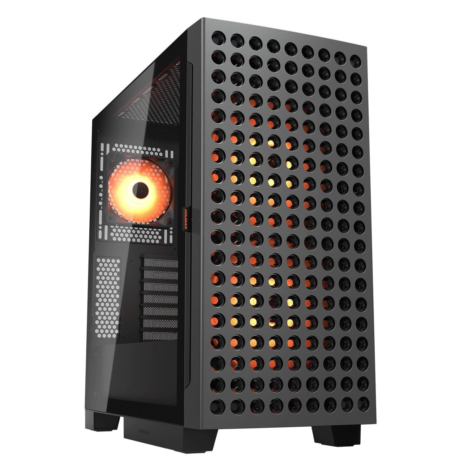 Cougar Gaming-Gehäuse AIRFACE ECO, Midi-Tower, USB/Audio, Netzteil GR 1000 80+ Gold vorinstalliert