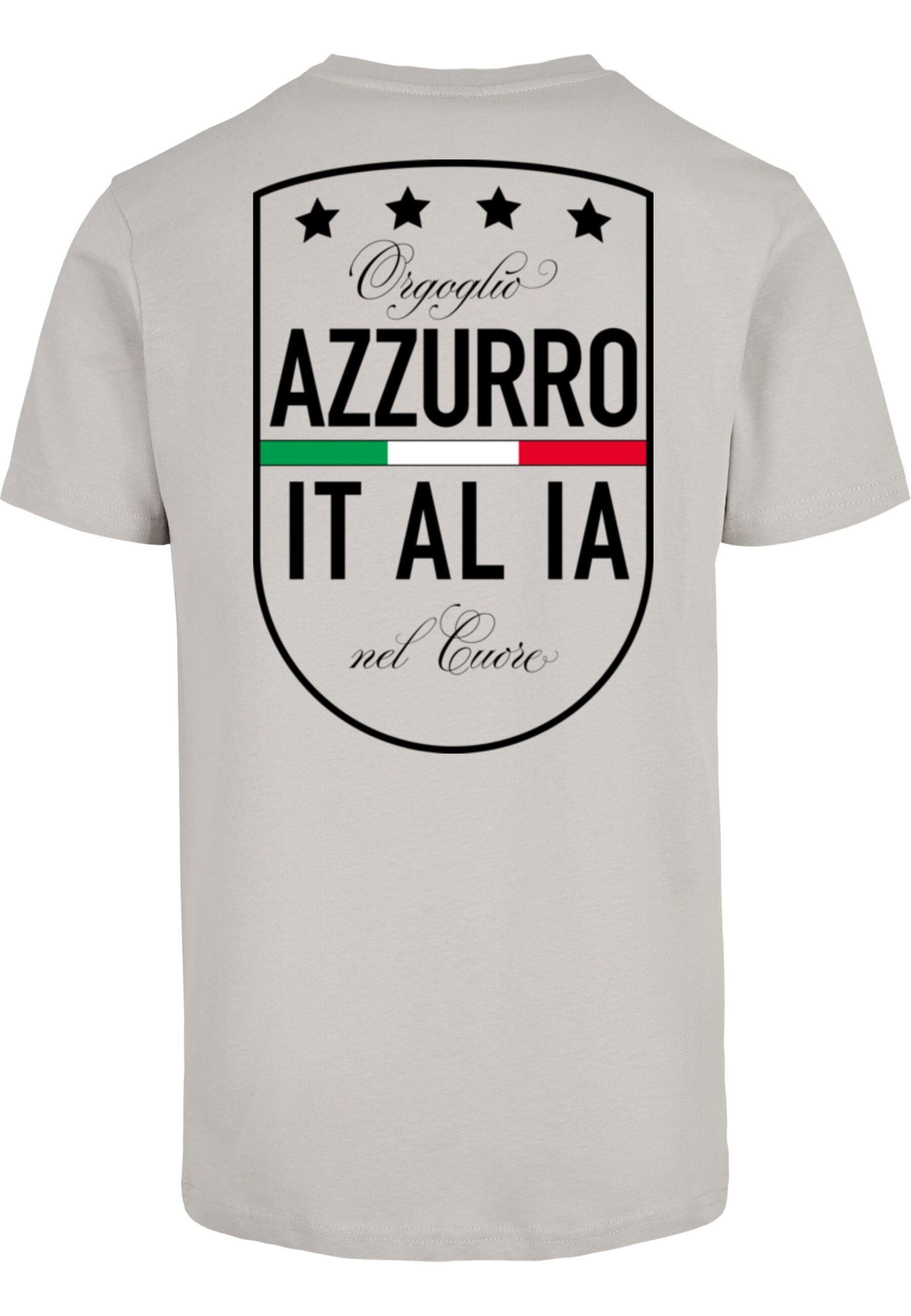 MisterTee T-Shirt MisterTee Azurro Italia Crest günstig online kaufen