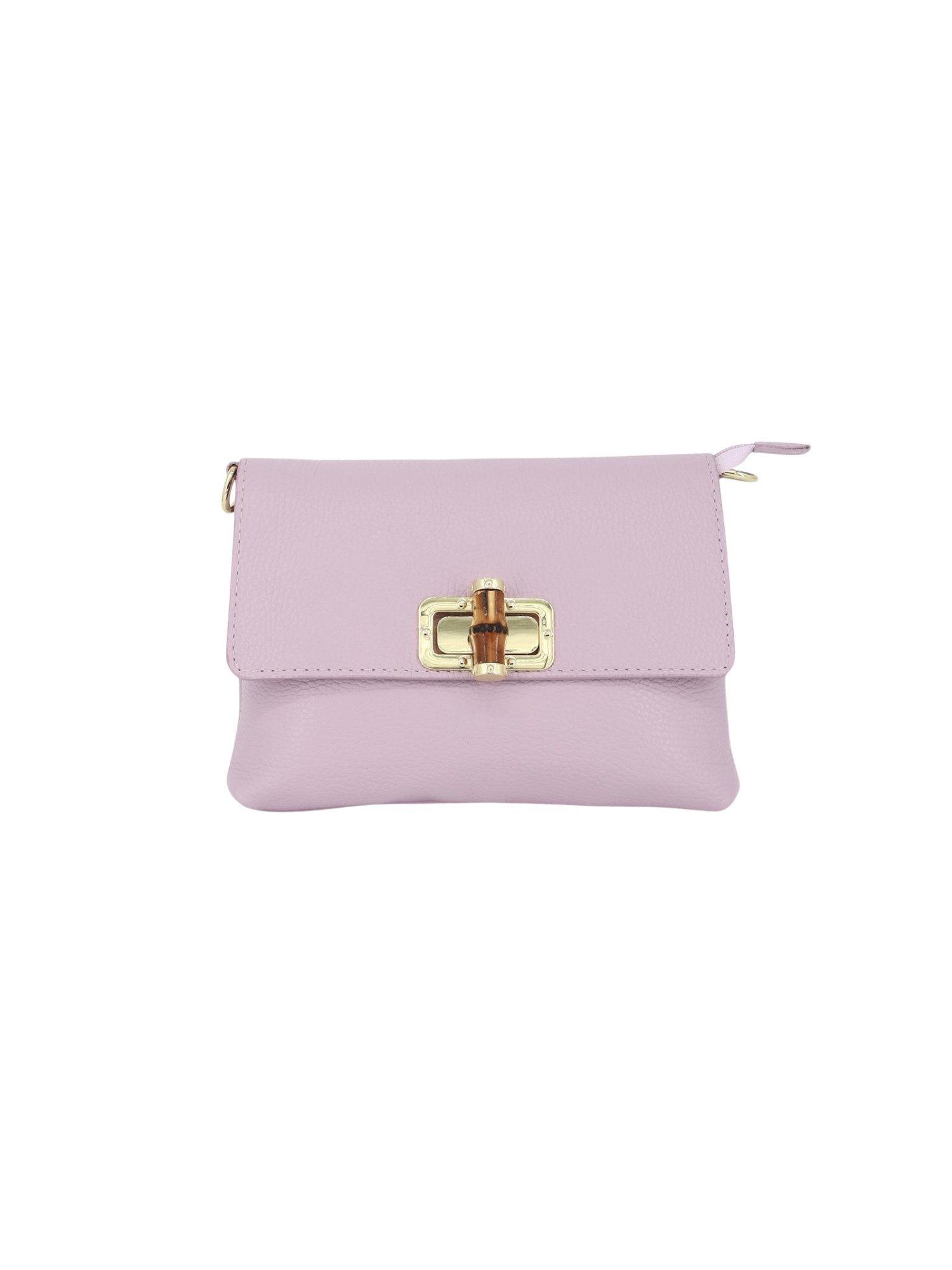 BRISE TASCHE Schultertasche Brise - Leder Kleine Umhängetasche mit Bambusverschluss, Verstellbarer Schulterriemen, Crossbody Tasche