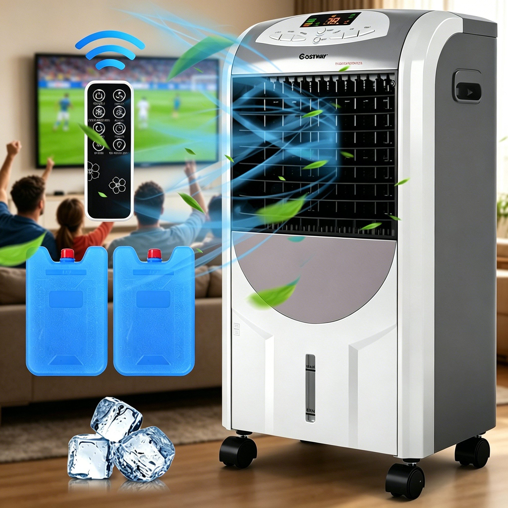 Ventilatorkombigerät 4-in-1 Luftkühler mit 7L Tank
