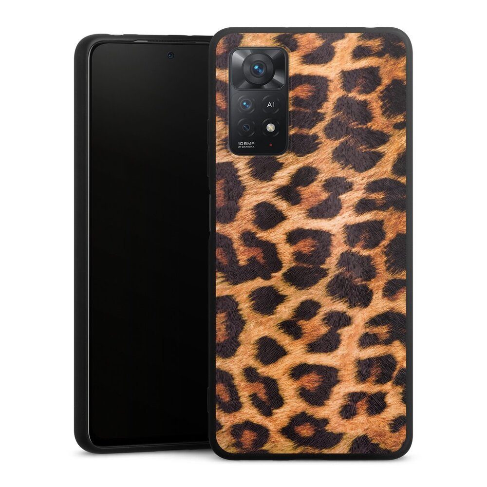 DeinDesign Handyhülle Leopard Fell Animalprint Leo Print, Xiaomi Redmi Note 11 Pro 4G Silikon Hülle Premium Case