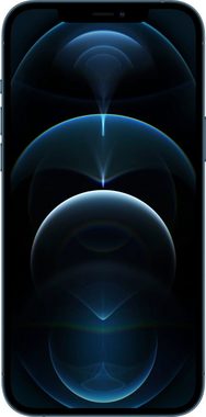 Apple iPhone 12 Pro Max - 128GB Smartphone (17 cm/6,7 Zoll, 128 GB Speicherplatz, 12 MP Kamera, ohne Strom Adapter und Kopfhörer, kompatibel mit AirPods, AirPods Pro, Earpods Kopfhörer)