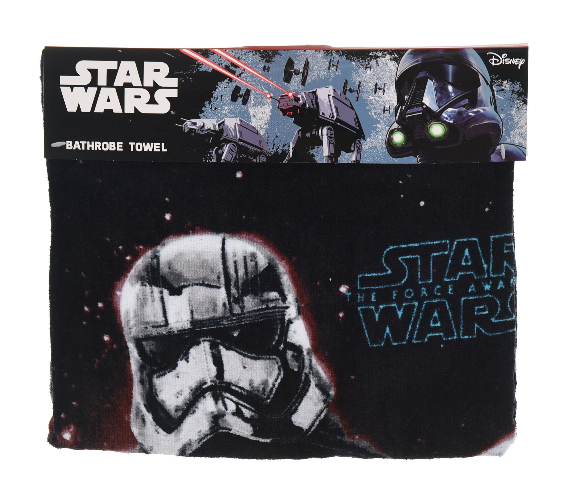 "Star mit Wars Kinder Baumwolle Wars VII", 70x50cm, Star Badeponcho Kapuze Badeponcho