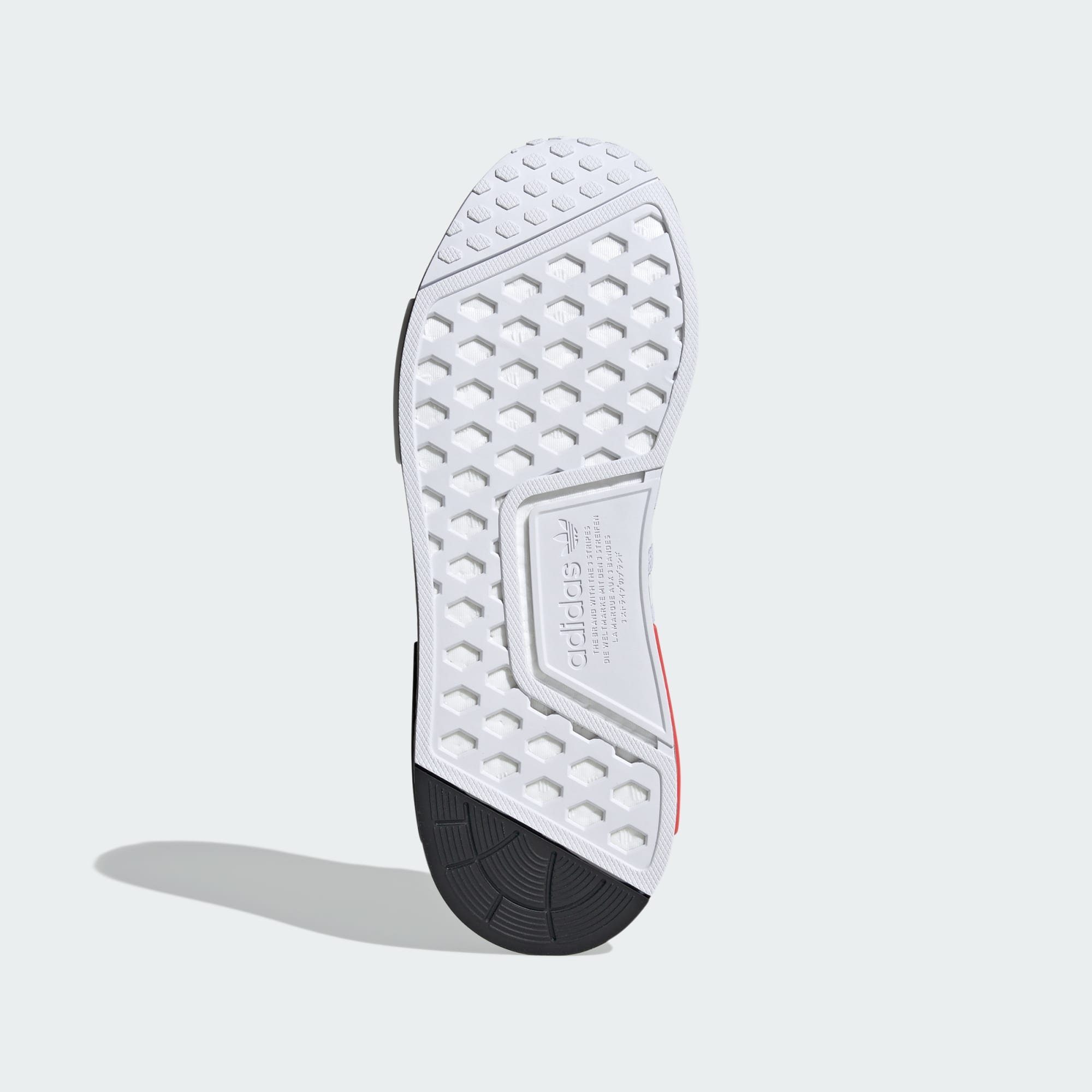Two Sneaker / NMD_R1 Three adidas White Grey Cloud SCHUH Originals / Grey