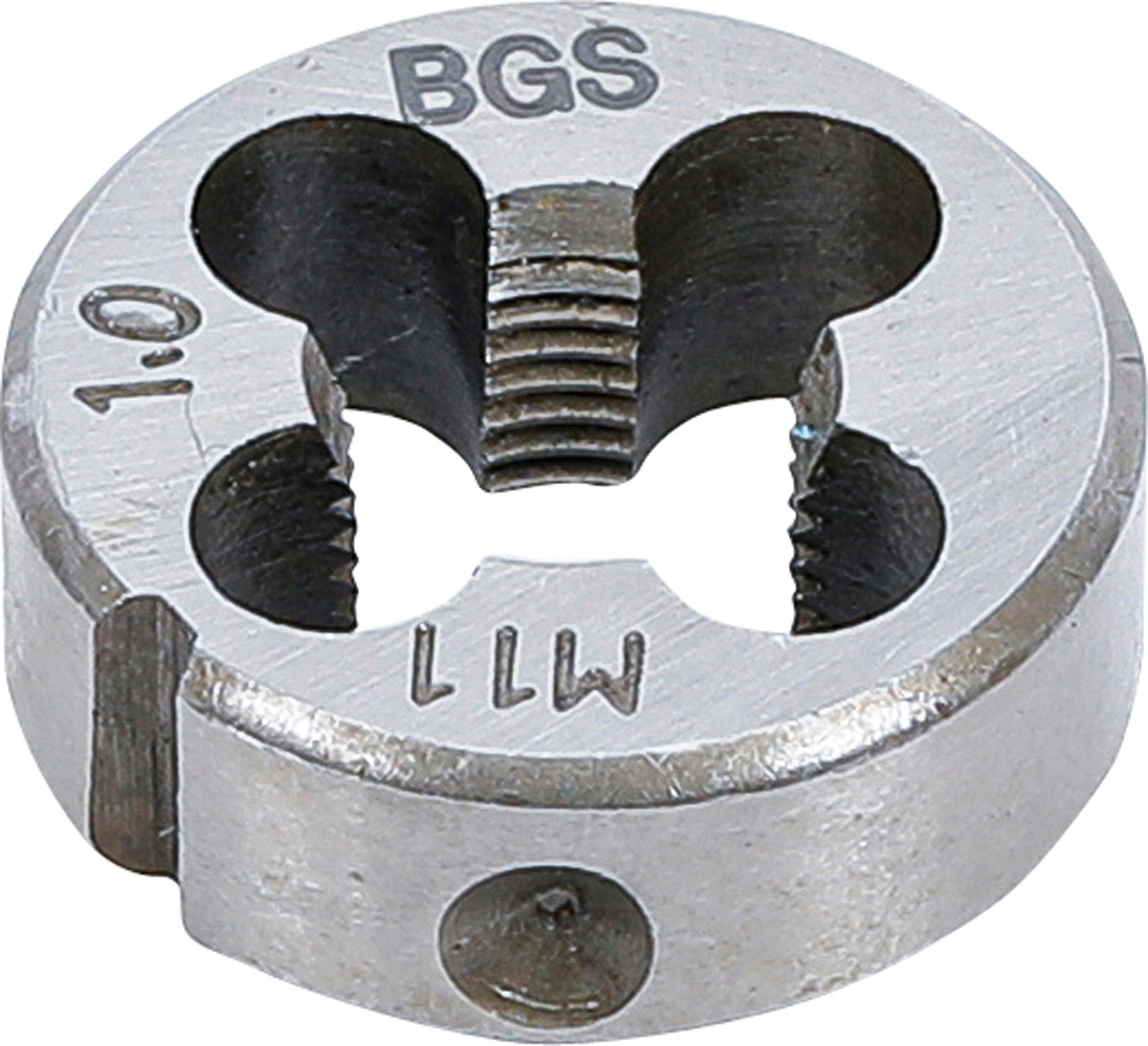 BGS technic Gewindeschneideisen Gewindeschneideisen, M11 x 1,0 x 25 mm