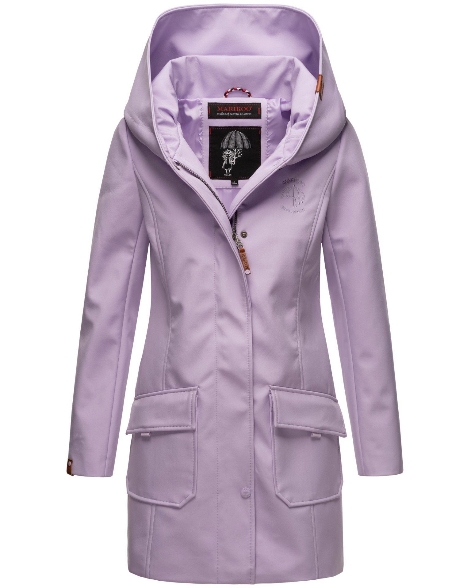 Marikoo Softshelljacke mit großer Kapuze Marikoo günstig online kaufen