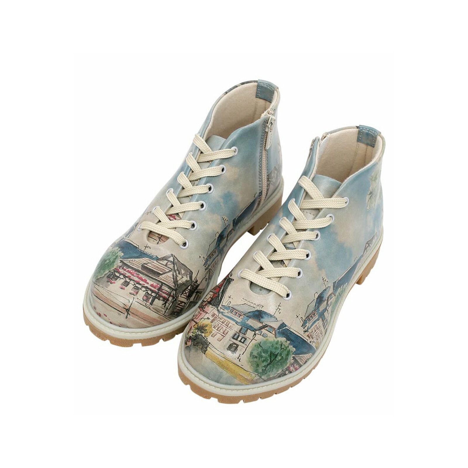 DOGO Shortcut Boots Travel Fills The Soul Damen Stiefeletten Stiefel Handge günstig online kaufen