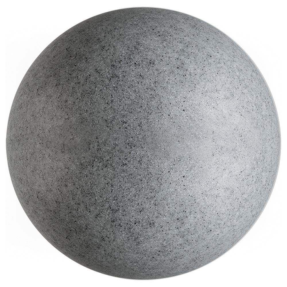 Deko-Light Gartenleuchte Leuchtkugel Granit in Grau 450mm E27 IP65, keine Angabe, Leuchtmittel enthalten: Nein, warmweiss, Gartenleuchten