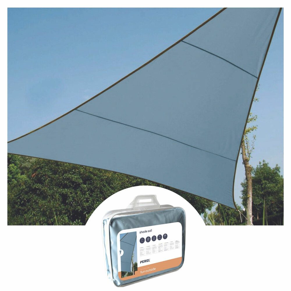 PEREL Sonnensegel Perel Sonnensegel, wasserabweisend, 3.6 x 3.6 x 3.6 m, 160 g/m², Polye, (1-tlg)