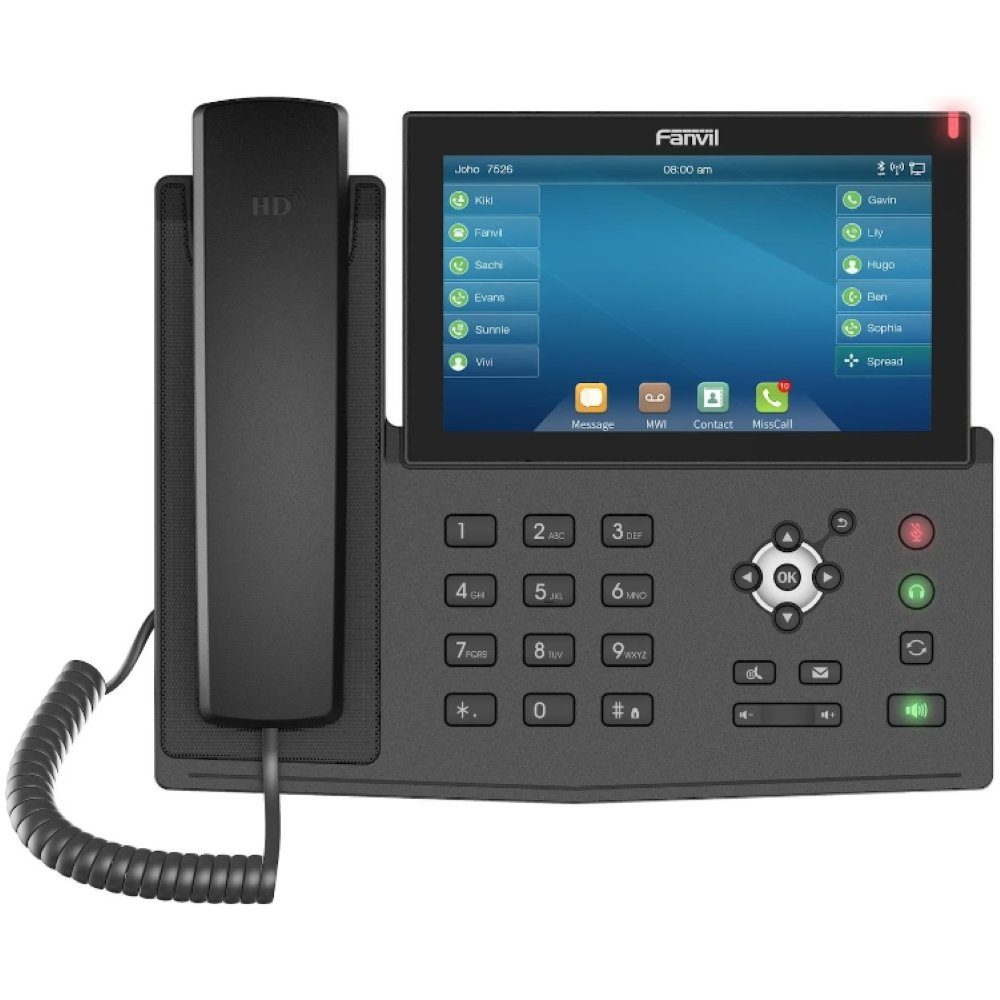 Telefon Phone IP Enterprise - Fanvil X7 Kabelgebundenes schwarz Telefon -