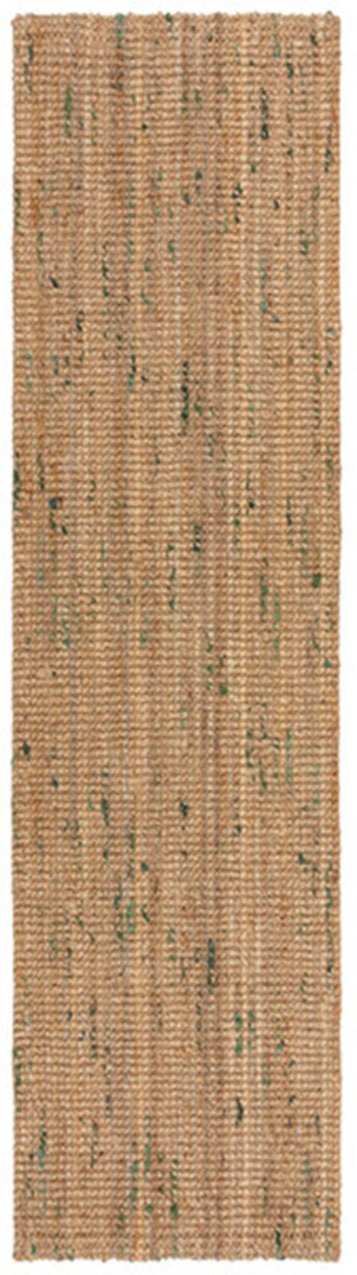 FLAIR RUGS Läufer Jute Boucle, rechteckig, Höhe: 7 mm, aus 100% Jute, mit Fransen, aus Naturfasern