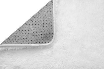 Hochflor-Teppich Silky, my home, rechteckig, Höhe: 33 mm, uni, besonders weich und kuschelig, Wohnzimmer, Schlafzimmer, waschbar