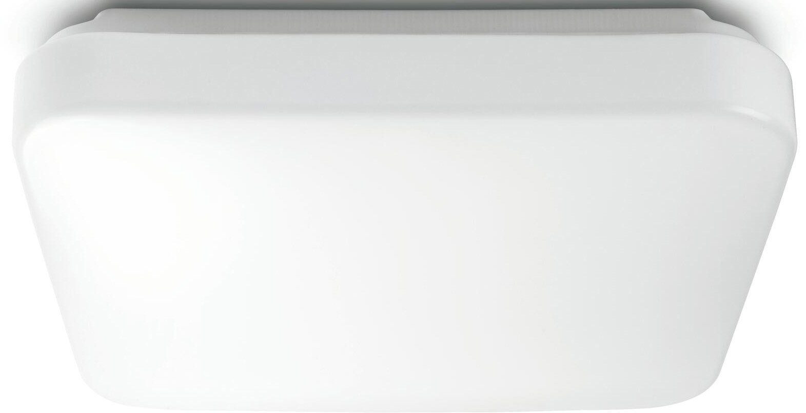 Philips Deckenleuchte Mauve, LED fest integriert, Warmweiß, myLiving LED  Deckenleuchte 1700lm Weiß viereckig