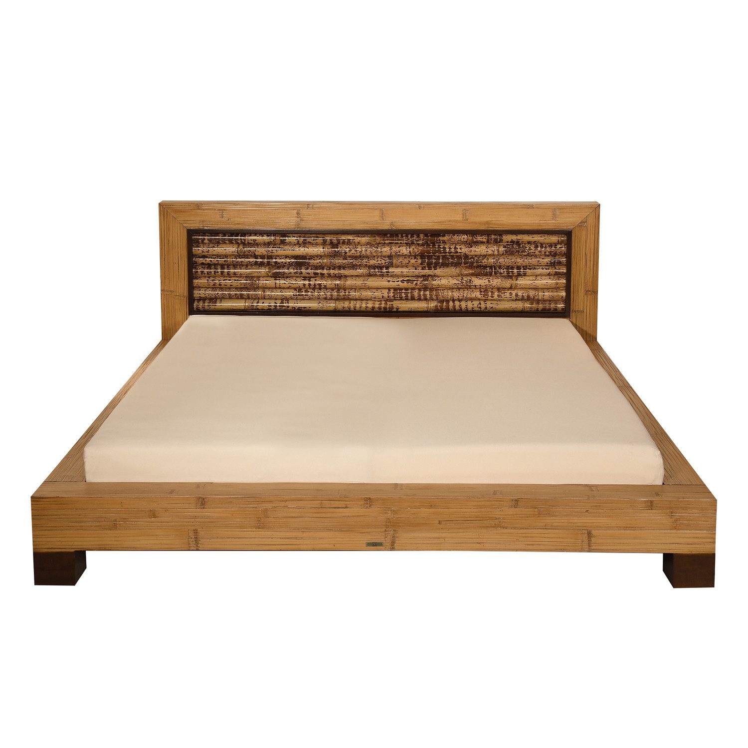 Bambus-Lounge Bettgestell Dream Bambusbett Bettrahmen Bettgestell Schlafzimmer Bambus Holzbett