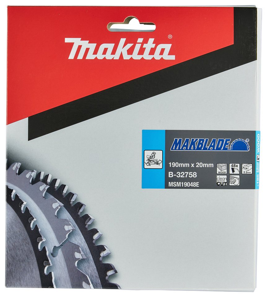 Thumbnail - Makita Werkzeug GmbH Sägeblatt Makita MAKBLADE Sägeb. 190x20x48Z MAKBLADE Sägeb. 190x20x48Z B-32758