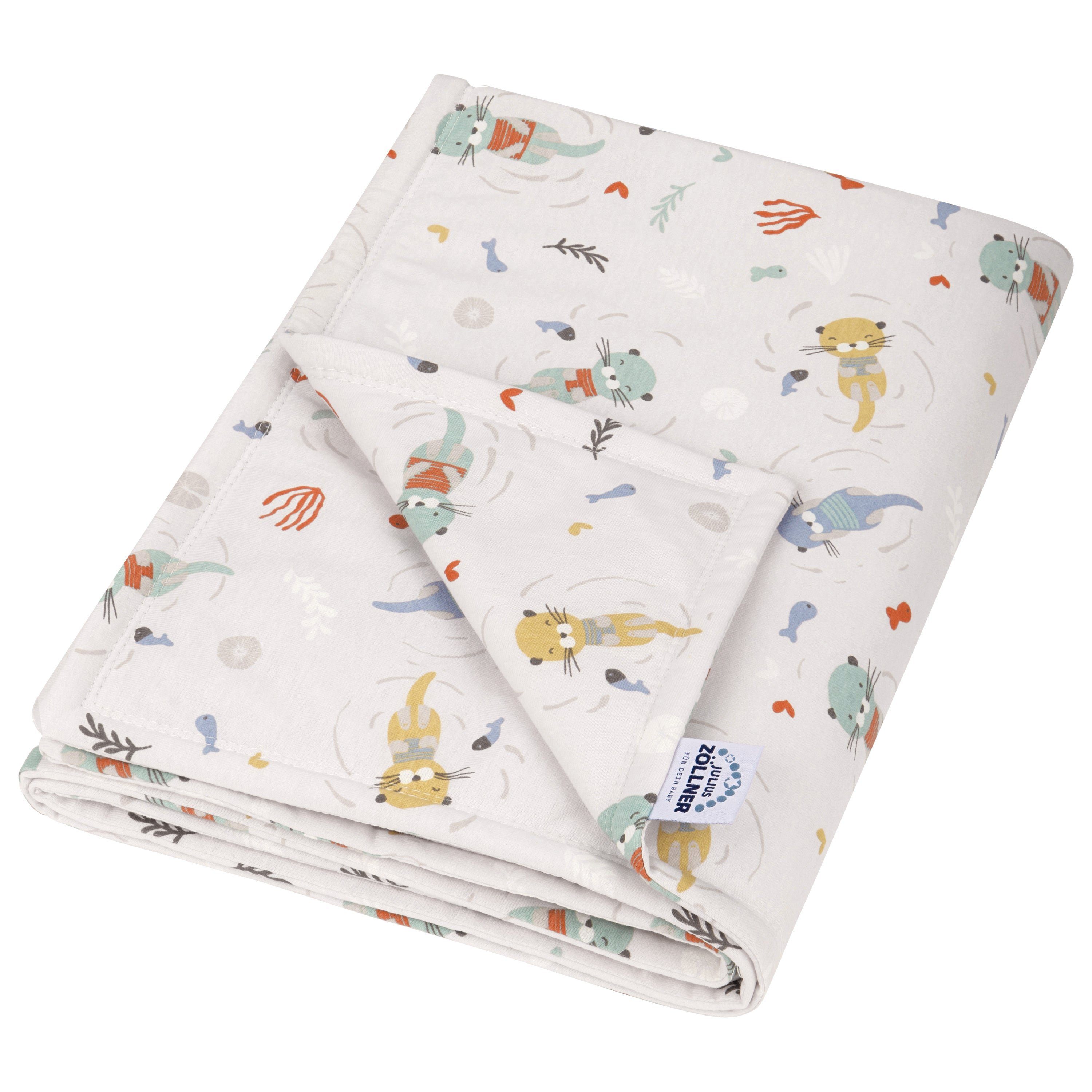 Julius Zöllner Babybettdecke Decke Jersey gefüttert Little Otti 70/100 günstig online kaufen