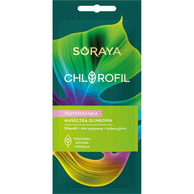 Soraya Gesichtsmaske Chlorophyll Reinigende Tonerde Maske für junge Haut 8ml