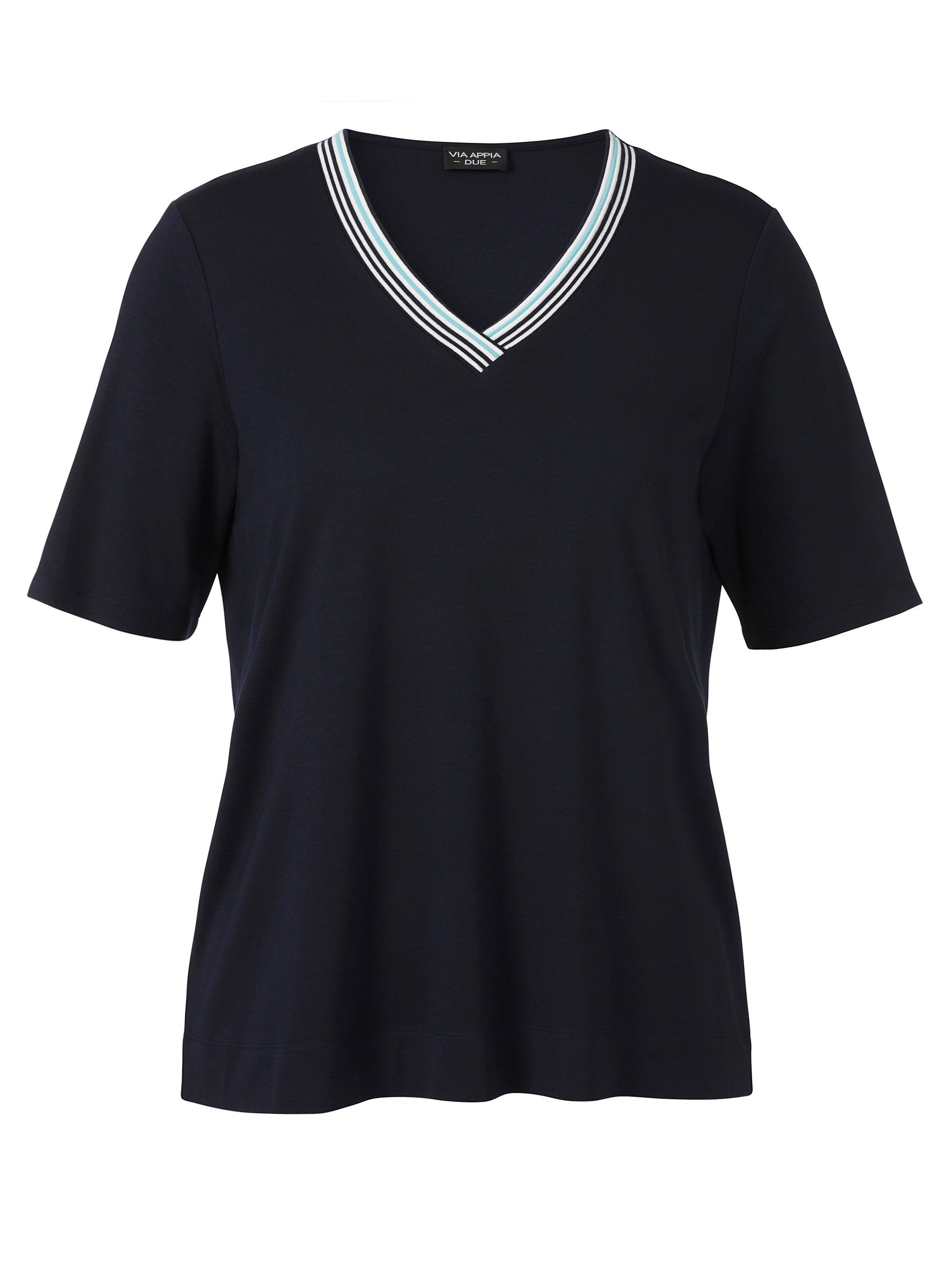 VIA APPIA T-Shirt T-Shirt V-Ausschnitt 1/2 Arm