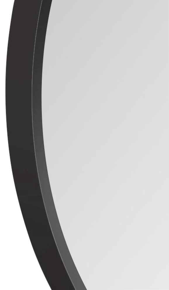 Ø Beleuchtung, Talos 80 rund, cm LED LED-Lichtspiegel, mit schwarz indirekter matt