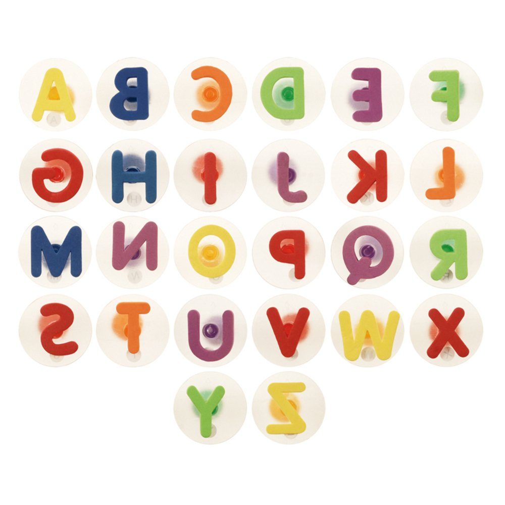 Stempel Stempel Buchstaben bunt