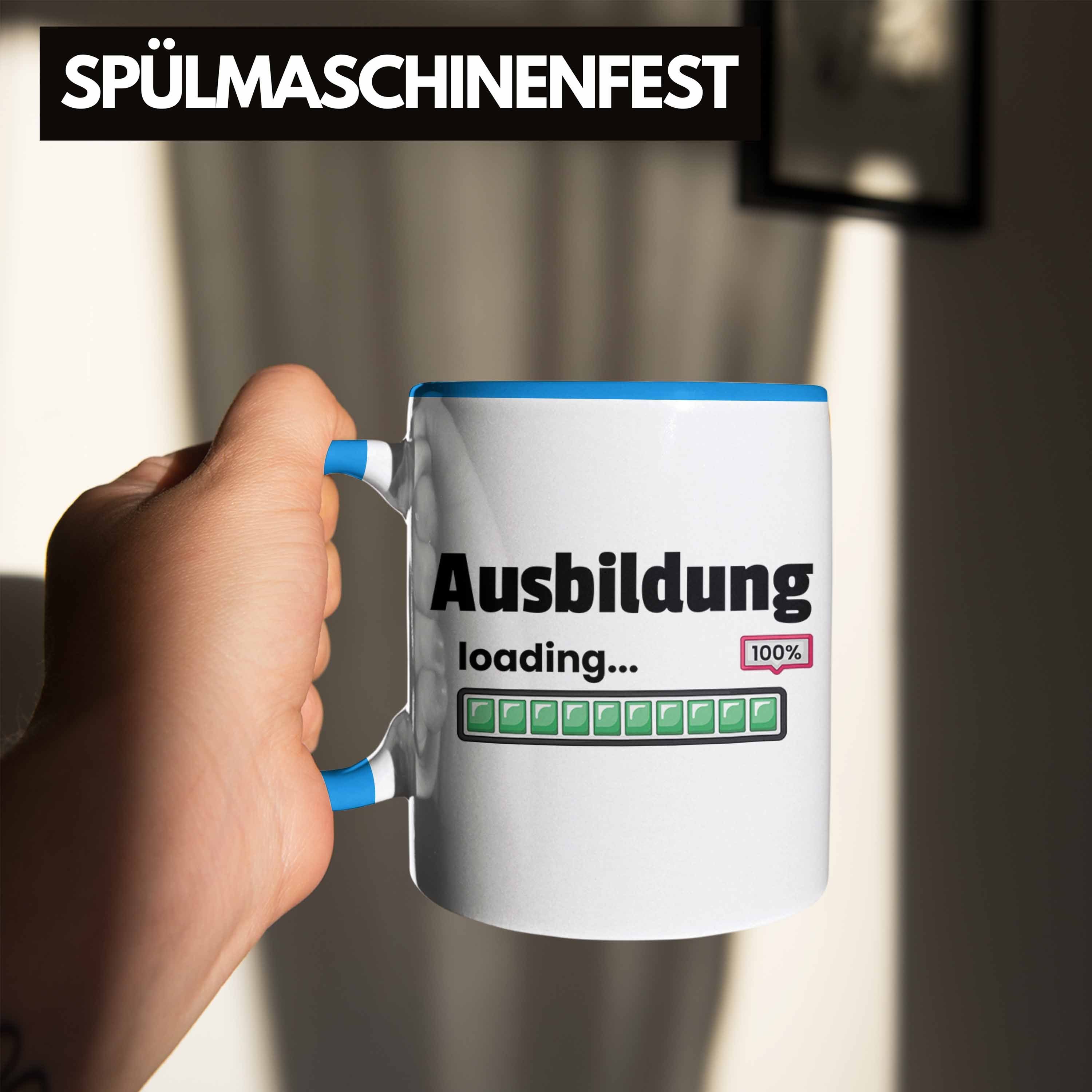 Trendation Tasse Ausbildung Bestanden 100% Loading Geschenkidee Blau Abgeschlossene Prüfung