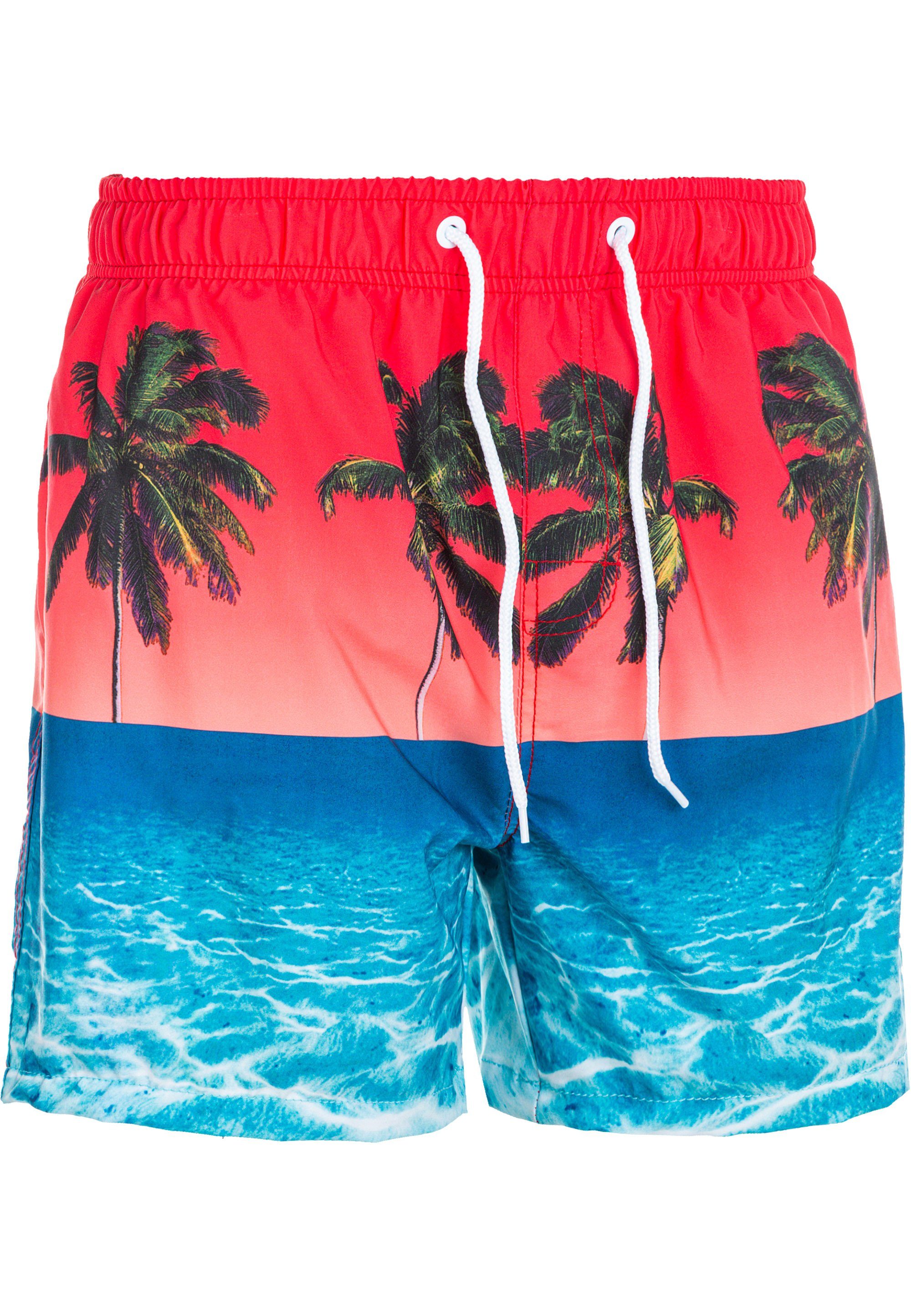 stylischem mit Farell Print Badeshorts CRUZ mehrfarbig