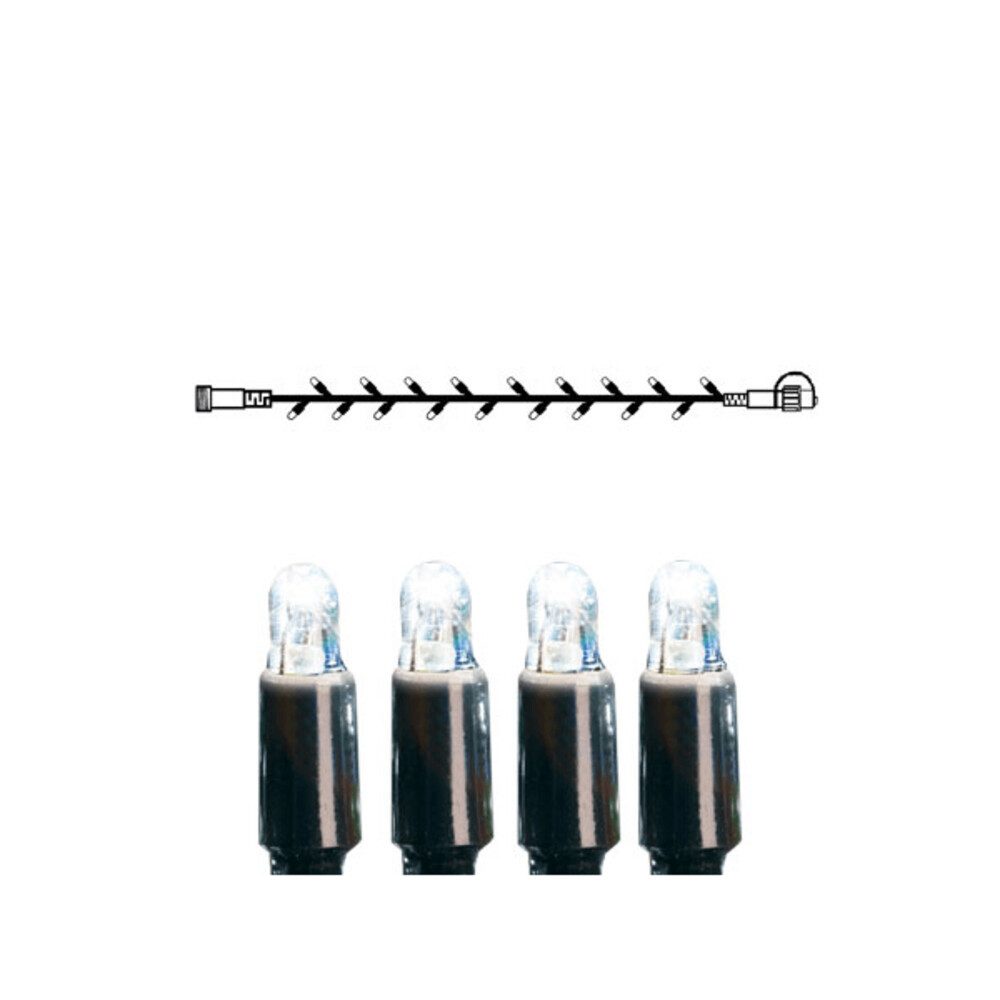 STAR TRADING Verlängerungskabel "Verlängerung" schwarz, kaltweiß, 85lm, IP44 Verlängerungskabel