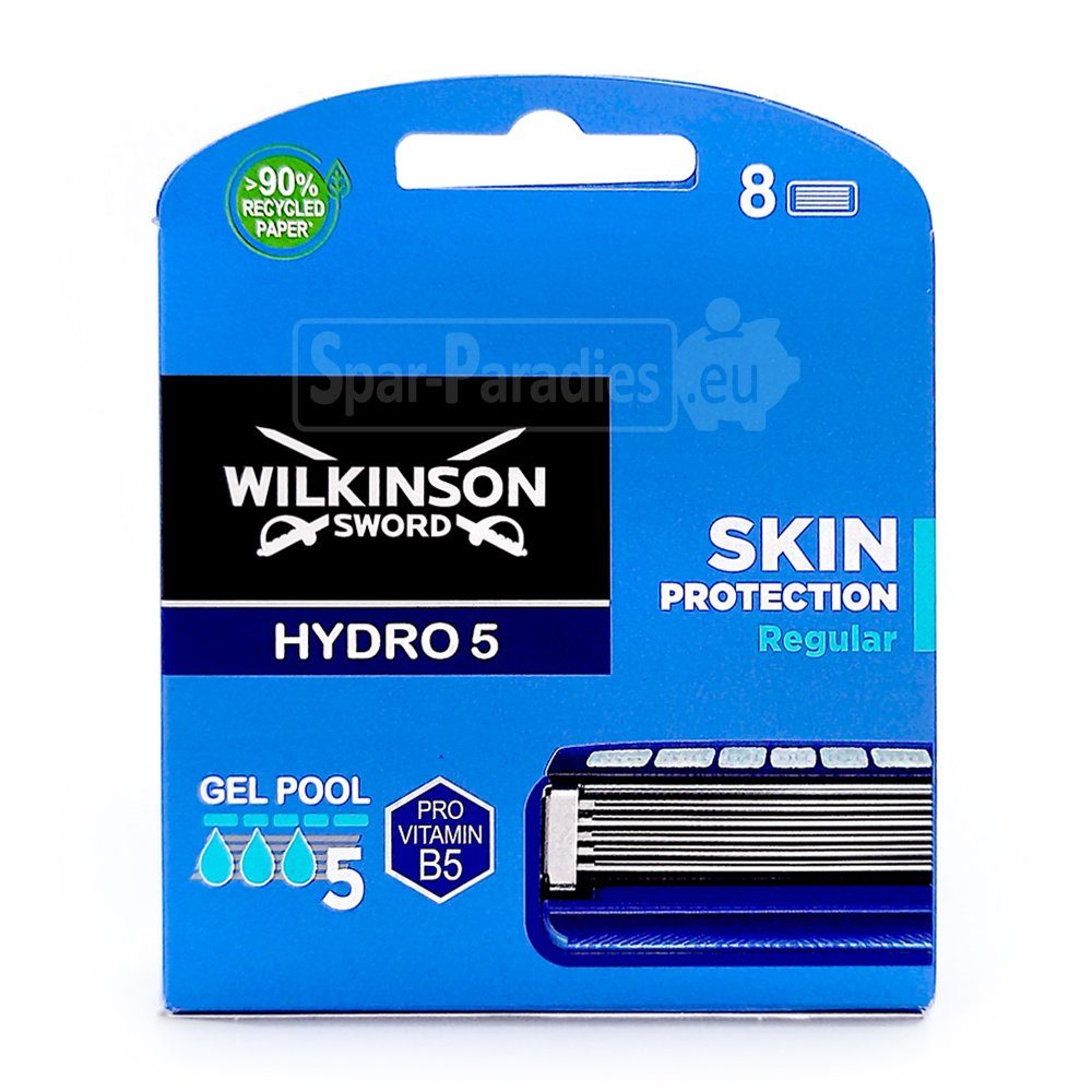 Wilkinson Rasierklingen Wilkinson Hydro 5 Skin Protection Regular Rasierklingen, 8er Pack