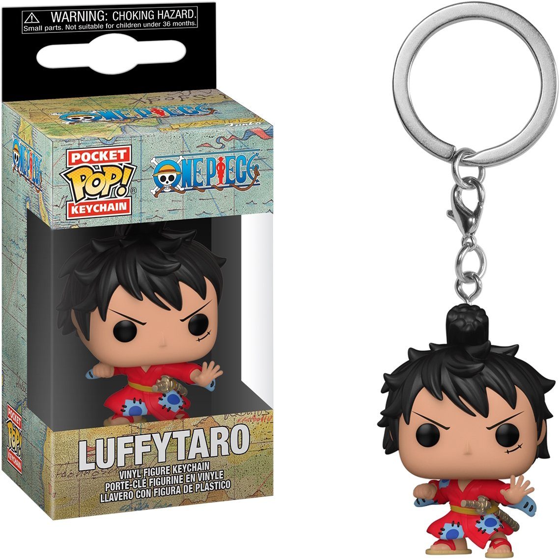 Pocket One POP! Luffytaro - Schlüsselanhänger Keychain Funko Piece