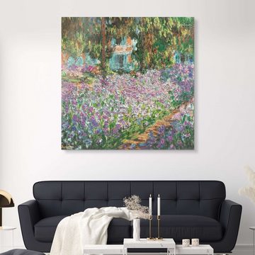 Posterlounge XXL-Wandbild Claude Monet, Garten des Künstlers in Giverny, Wohnzimmer Malerei