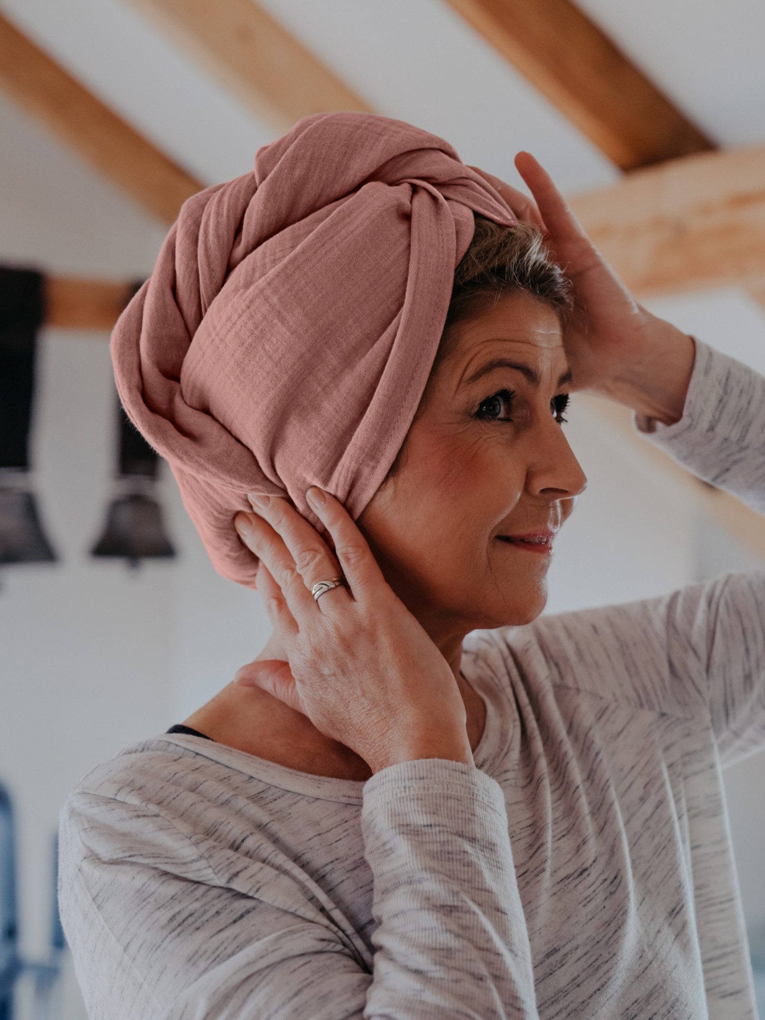 hutch&putch Turban-Handtuch Musselin Turban - Haarturban günstig online kaufen