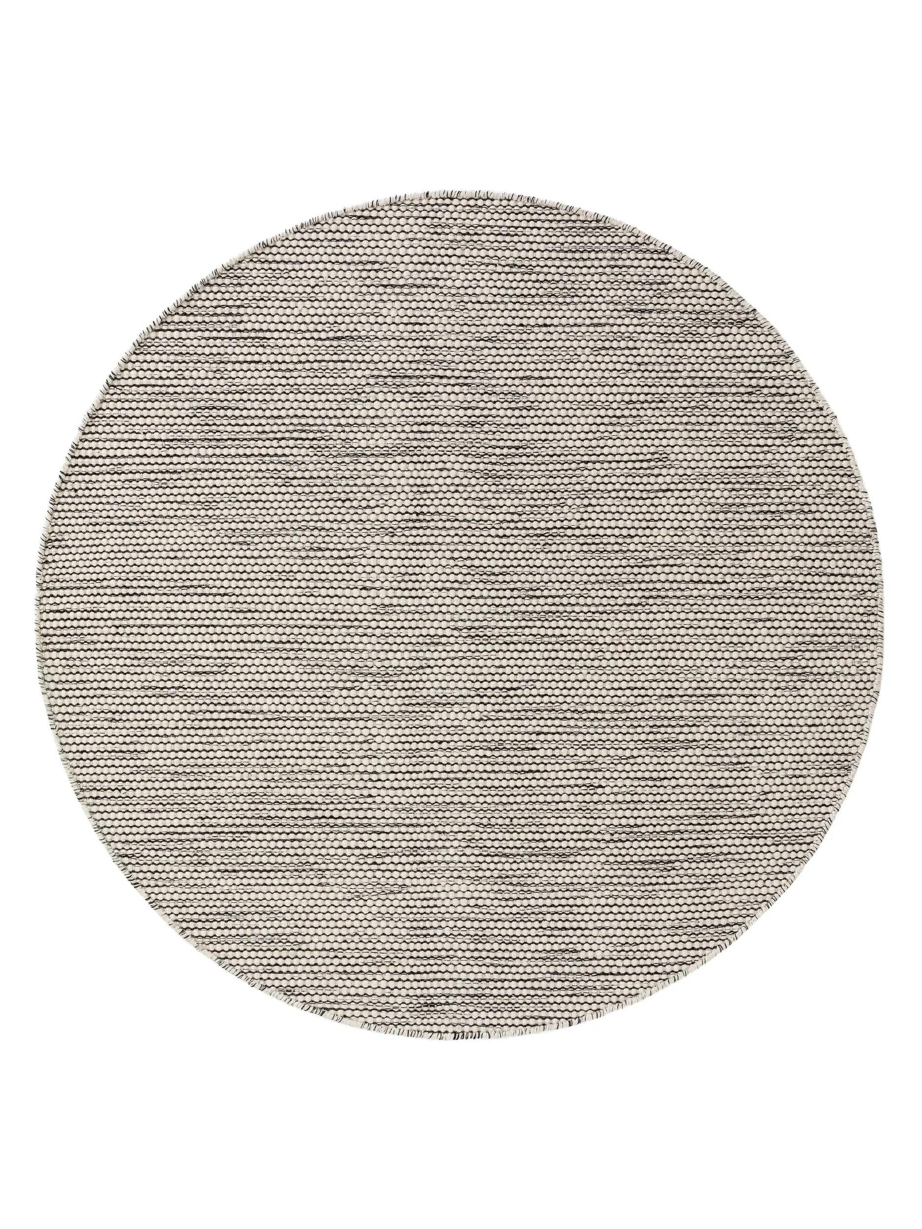 benuta Wollteppich Rocco, rund, Höhe: 5 mm, Teppich Wohnzimmer, Schlafzimmer, Esszimmer, Flur, Kunstfaser, Cozy